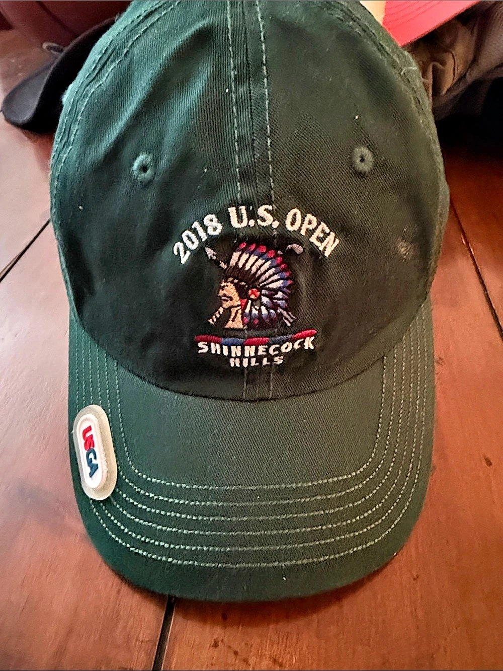 USGA 2018 U.S. Open Shinnecock Hills Member Hat Green Golf Cap